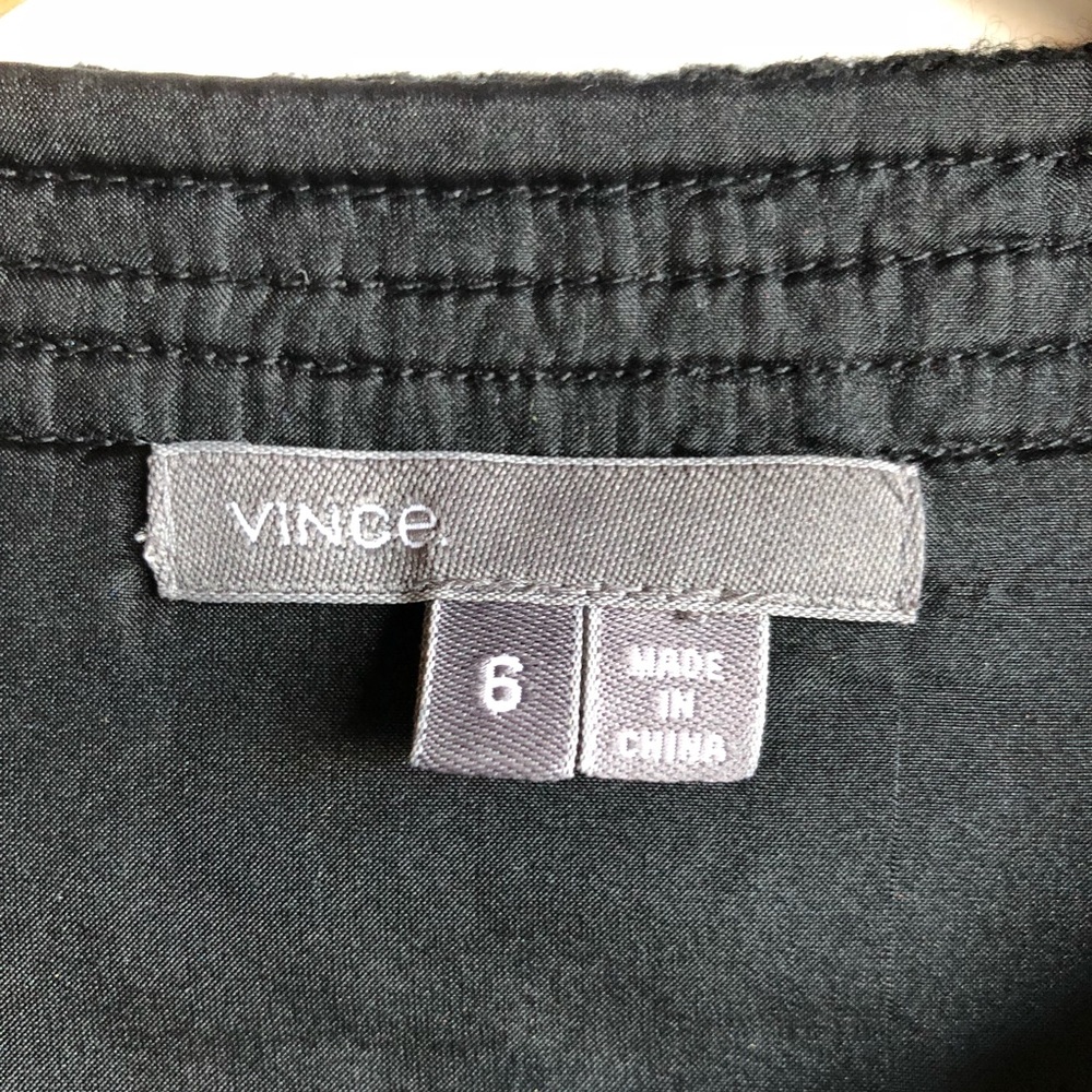 Vince basketweave jacket with leather trim - Picture 4 of 8